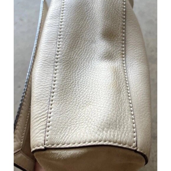 Kate Spade New York MAGNOLIA PARK LARGE LAUREL Tote Leather Bag Purse Cream - Picture 10 of 16